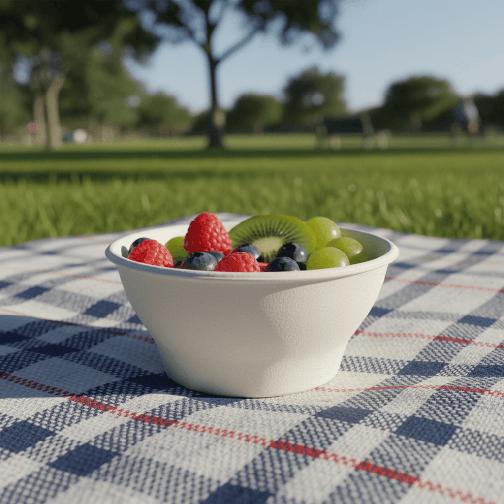 Planet Eco Corp 6 oz Compostable Small Bowls, Fruits Dessert Dip Bowl, Sugarcane Bagasse, PFAS-Free, Plastic-Free, Microwave & Freezer Safe