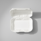 Planet Eco Corp 9 x 6 Inch Compostable Clamshell To Go Containers, Sugarcane Bagasse Takeaway Containers, Leak-Resistant, Microwave & Freezer Safe, PFAS-Free, Plastic-Free & Tree-Free Food Packaging