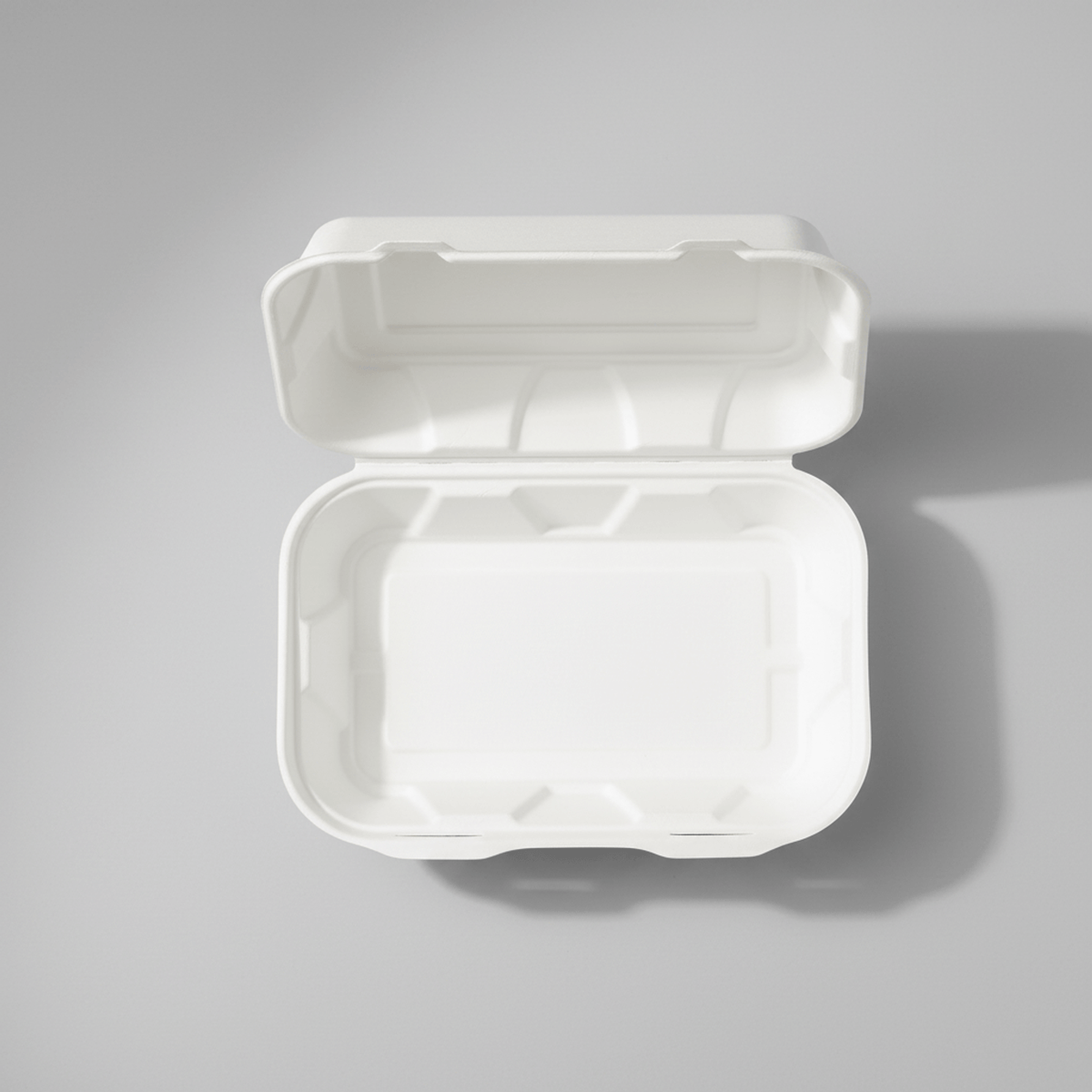Planet Eco Corp 9 x 6 Inch Compostable Clamshell To Go Containers, Sugarcane Bagasse Takeaway Containers, Leak-Resistant, Microwave & Freezer Safe, PFAS-Free, Plastic-Free & Tree-Free Food Packaging