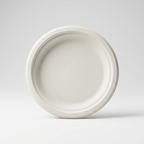Planet Eco Corp 9 Inch Compostable Bagasse Plates, Pack of 50 – Heavy-Duty Disposable Dinnerware, PFAS-Free, Microwave Safe, Leak-Resistant & Eco-Friendly