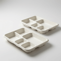 Planet Eco Corp | 5-Compartment 11 Inch Compostable Meal Tray | 50 Pack