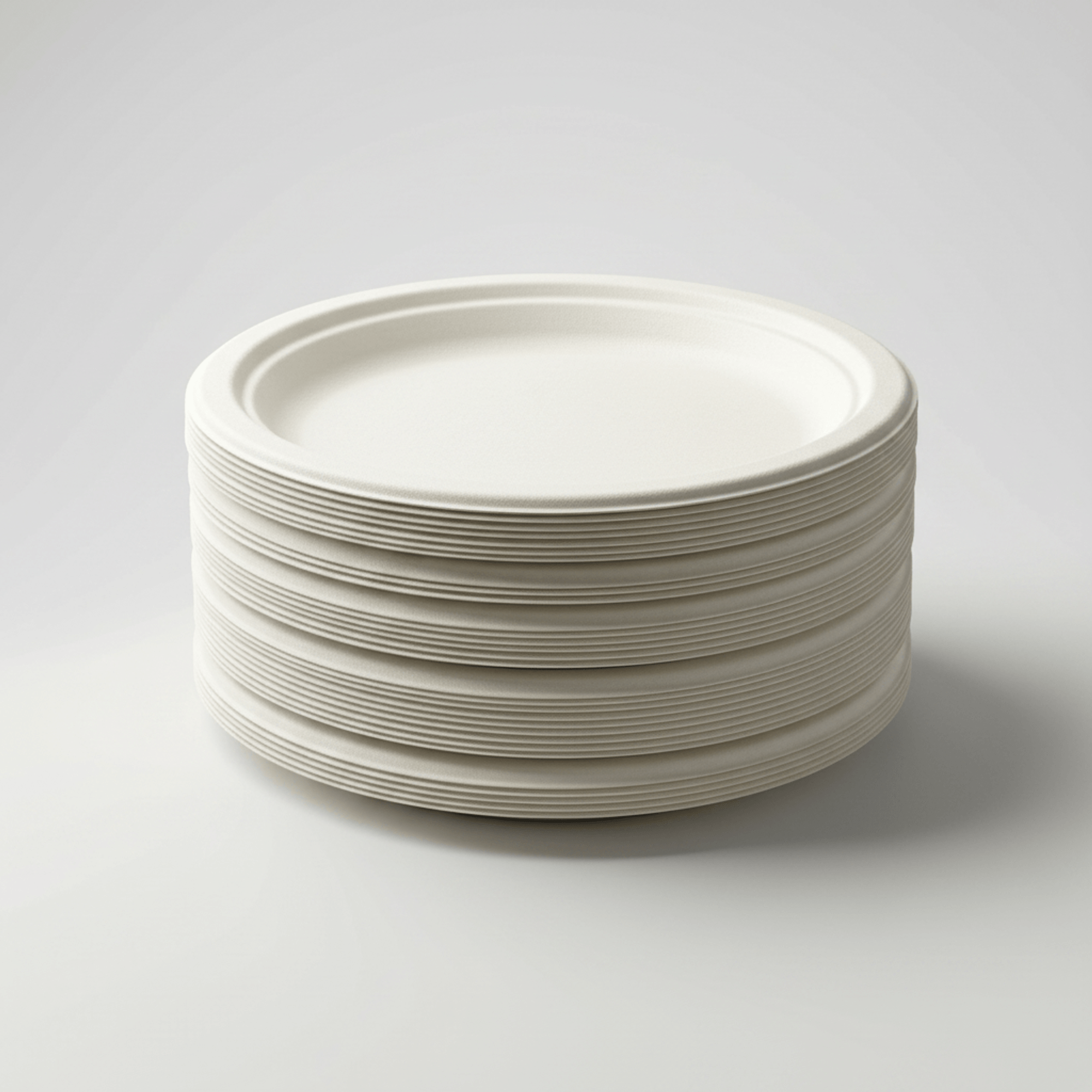 Planet Eco Corp 12 Inch Compostable Round Plates - 50 Pack Sugarcane Bagasse Dinnerware - Eco-Friendly, Heavy Duty, Microwave Safe Disposable Plates