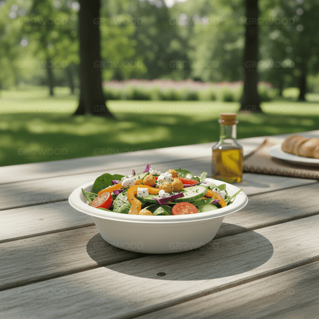 Planet Eco 12 OZ/360 ML Sugarcane Bagasse Bowl – Compostable Disposable Bowl