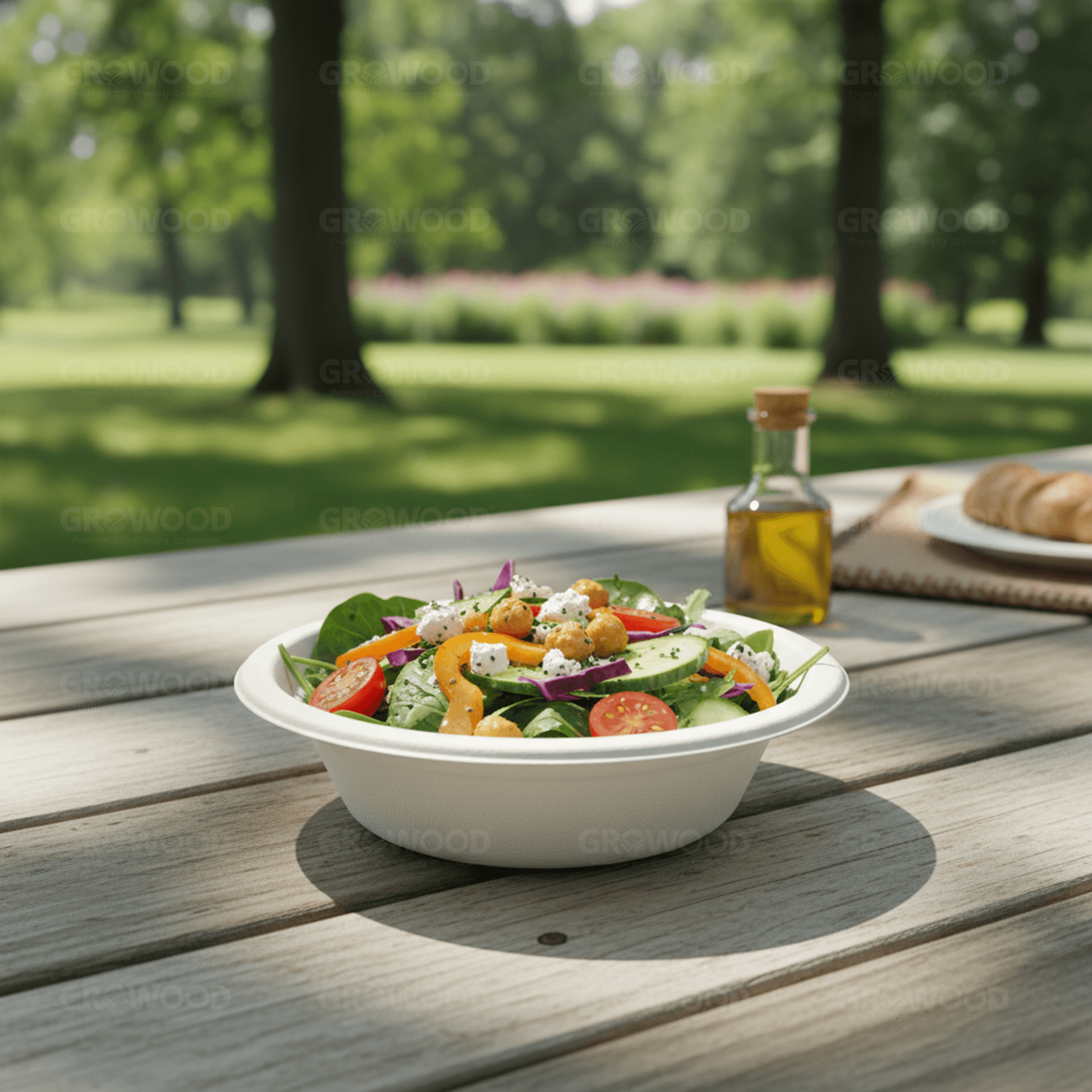 Planet Eco 12 OZ/360 ML Sugarcane Bagasse Bowl – Compostable Disposable Bowl