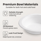 Planet Eco Corp 8 oz Compostable Small Bowls for sides sauces condiments kids meal, Sugarcane Bagasse, PFAS-Free, Plastic-Free, Microwave & Freezer Safe