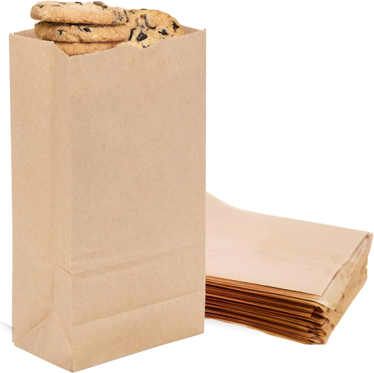 Planet Eco Corp | SOS Paper Bags | Eco-Friendly, Biodegradable & Plastic-Free | Sizes 4, 6, 10 & 12 No Handle Bakery Liquor Store Grocery Bags