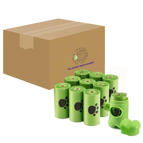 Planet Eco Biodegradable Poop Bags, Compostable Waste Bags for , Leak-Resistant &amp; Durable Pet Waste Bags, Eco-Friendly Poop Bags for Walks, Parks &amp; Daily Cleanup