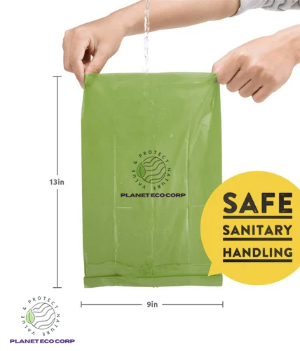 Planet Eco Biodegradable Poop Bags, Compostable Waste Bags for , Leak-Resistant &amp; Durable Pet Waste Bags, Eco-Friendly Poop Bags for Walks, Parks &amp; Daily Cleanup